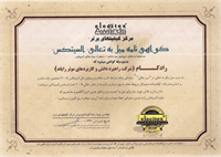 گواهی نامه میل تعالی السیتکس